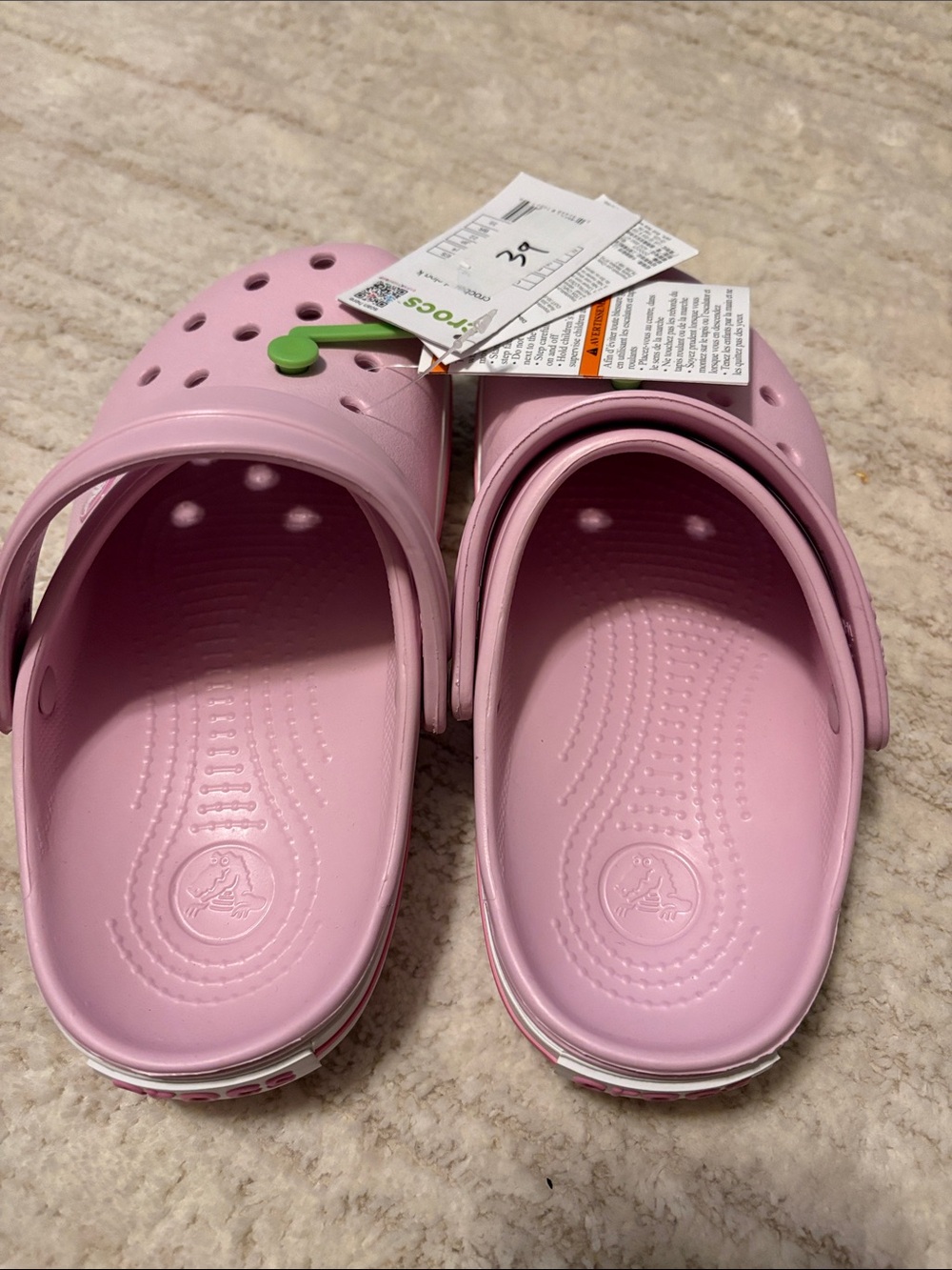 CROCS Kids Classic Clog in Light Pink